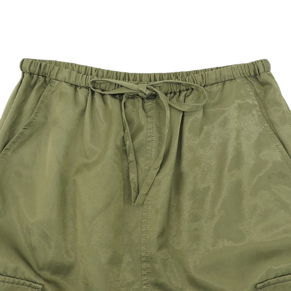 MACPHEE マカフィー 美品 コットン レーヨン モールスキン カーゴマキシスカート レディース カーキ 36 25年製 スカート