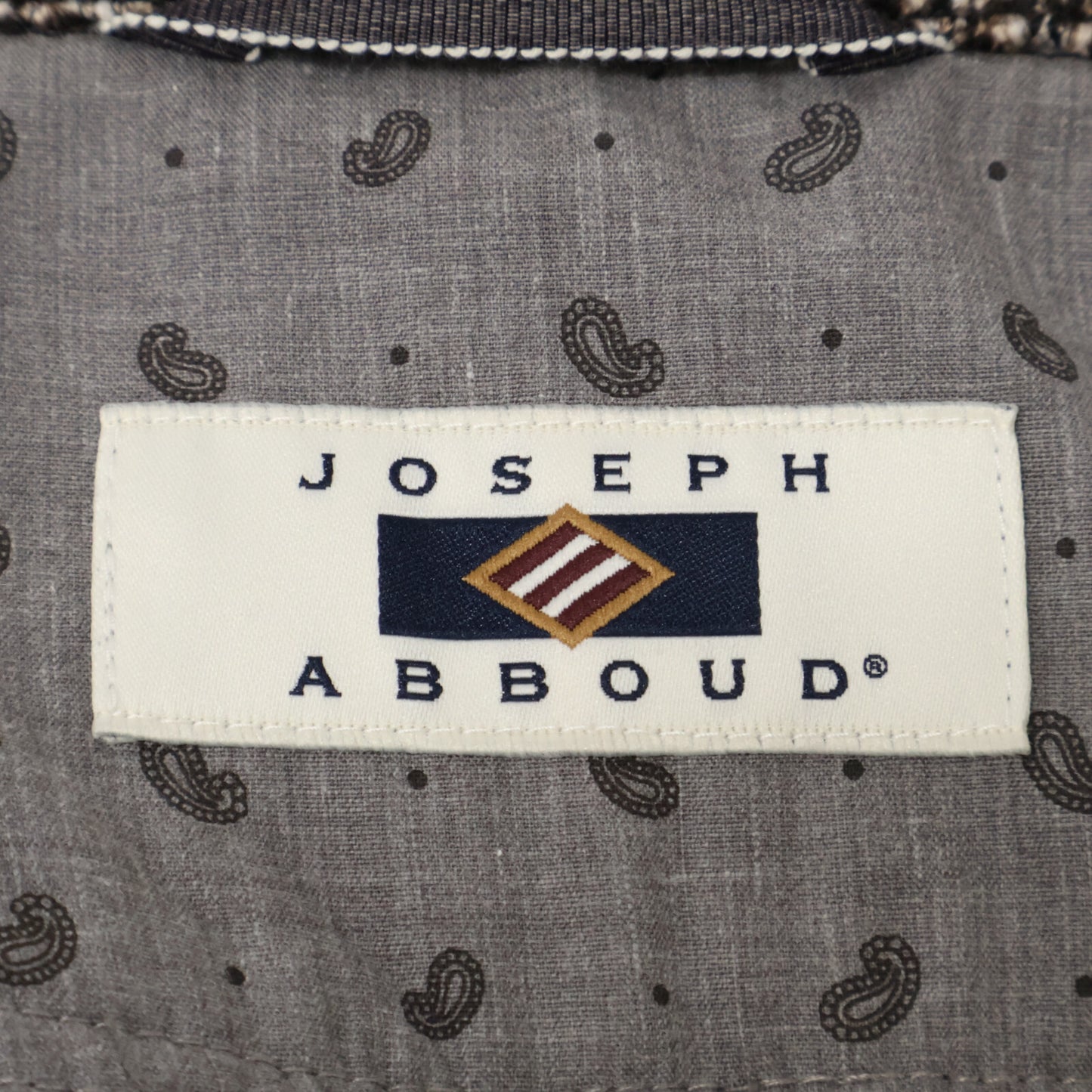 JOSEPHABBOUD ジョセフアブード ブラウン スタンドカラーツイードジャケット ジャケット