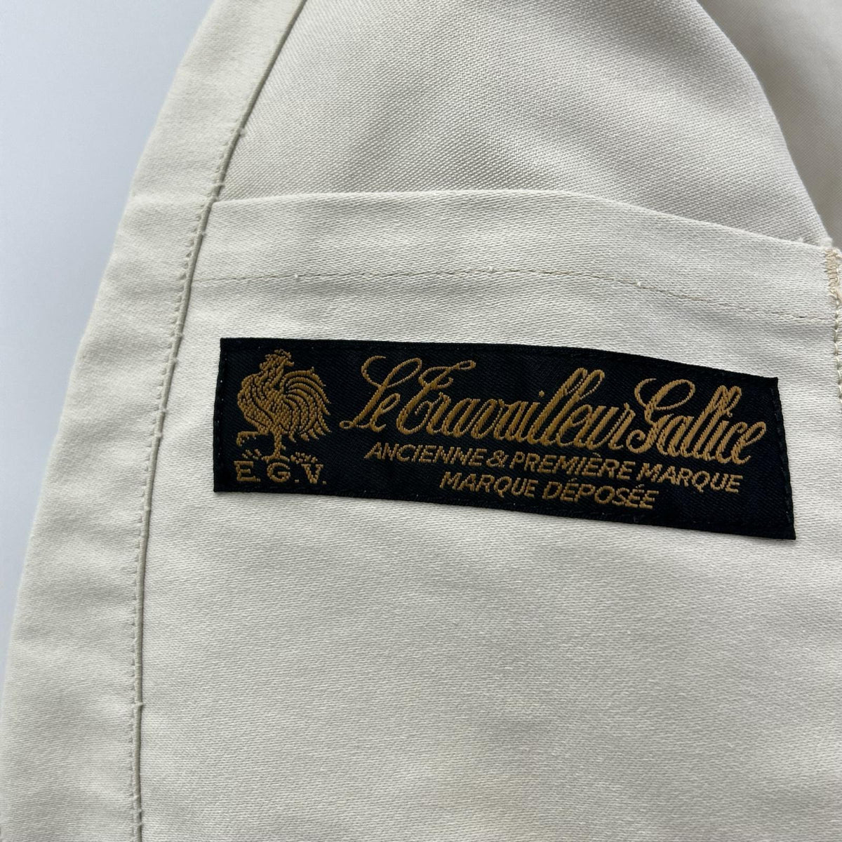 LE TRAVAILLEUR GALLICE ル トラヴァイユール ガリス ベージュ コットン フレンチモールスキン ジャケット ジャケット