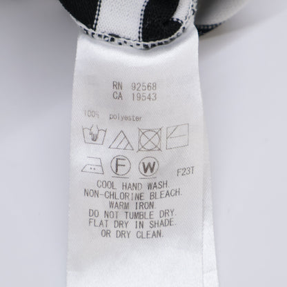 KUMIKYOKU x Setsuko Sagittaire Black/White Border Puff Sleeve Cut-and-Sew Top S2 Women's