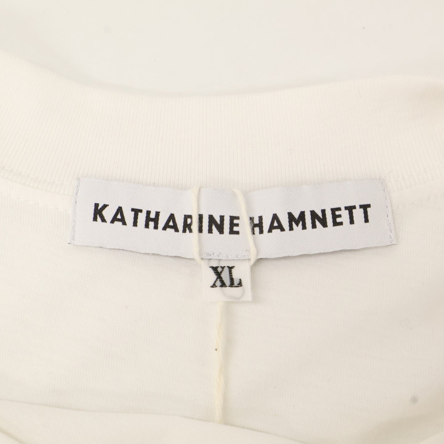 KATHARINE HAMNETT 【Excellent Condition/24SS】24S-KHT-04 INSIDE OUT SLOGAN TEE Short Sleeve T-shirt/Top XL Men's