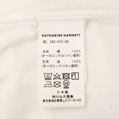 KATHARINE HAMNETT 【Excellent Condition/24SS】24S-KHT-04 INSIDE OUT SLOGAN TEE Short Sleeve T-shirt/Top XL Men's