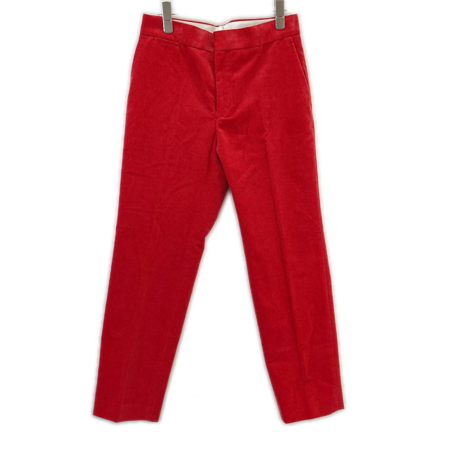 DRAWER Drawer Red Velvet Twill Basic Pants Bottoms 36