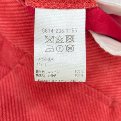 DRAWER Drawer Red Velvet Twill Basic Pants Bottoms 36