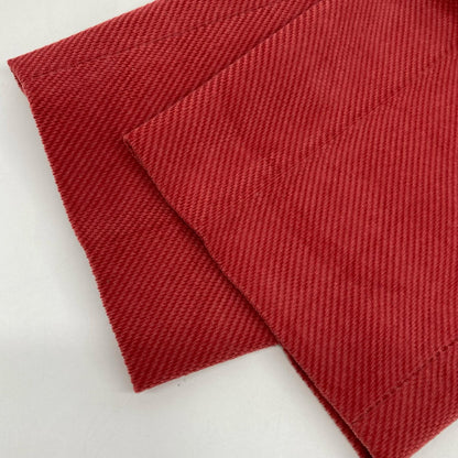 DRAWER Drawer Red Velvet Twill Basic Pants Bottoms 36
