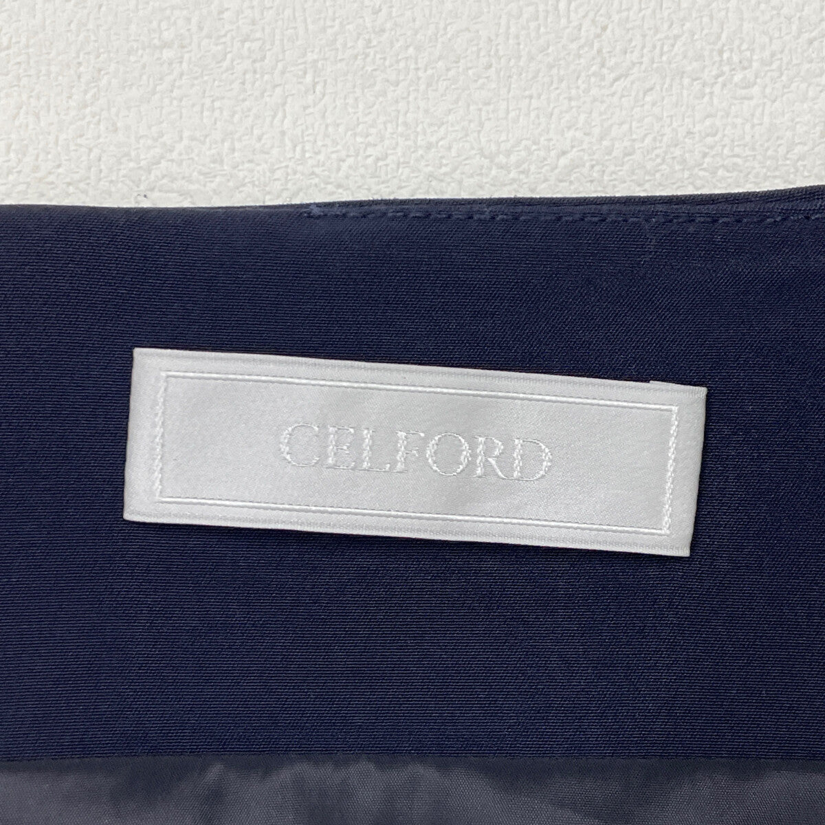 CELFORD 赛尔福特 CWF0201025 海军蓝 修身喇叭形 短袖连衣裙 连衣裙 34 女士