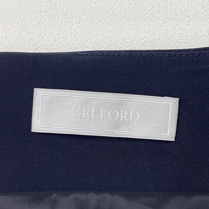 CELFORD 赛尔福特 CWF0201025 海军蓝 修身喇叭形 短袖连衣裙 连衣裙 34 女士