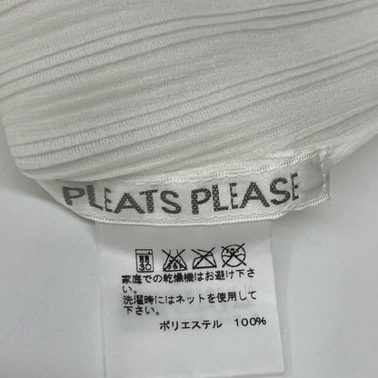 PLEATS PLEASE 三宅一生 PP31-FK342 白色 多色成衣染色 无袖上衣