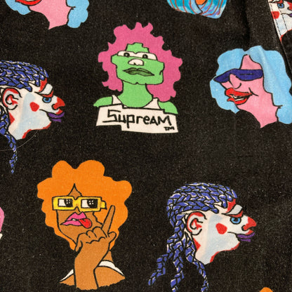 Supreme シュプリーム 17AW 黑色 Gonz Heads 短裤 下装