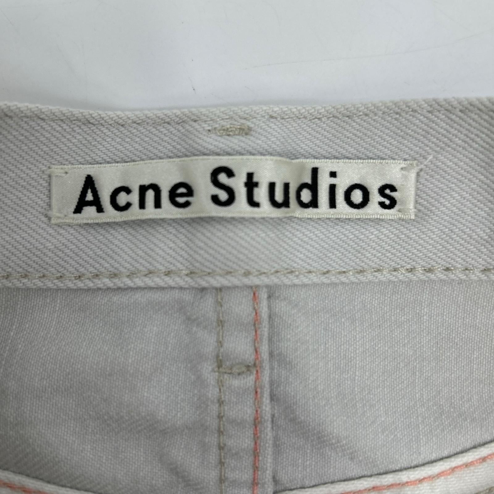 ACNE STUDIOS 艾克妮 磨边迷你牛仔裙 半身裙 36码