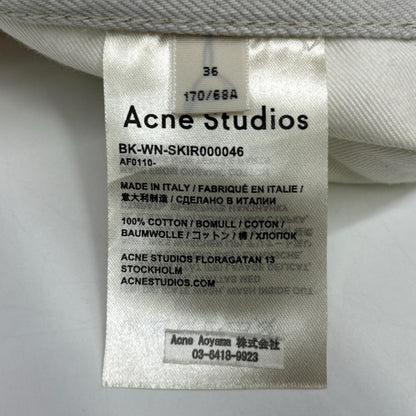 ACNE STUDIOS 艾克妮 磨边迷你牛仔裙 半身裙 36码