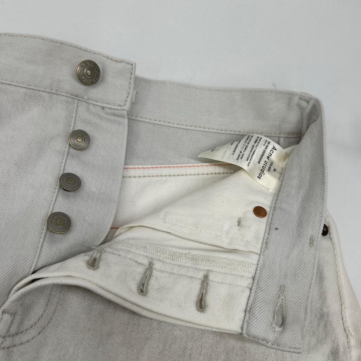 ACNE STUDIOS 艾克妮 磨边迷你牛仔裙 半身裙 36码