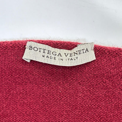 BOTTEGA VENETA Bottega Veneta Red 100% Cashmere Knit Cardigan Top