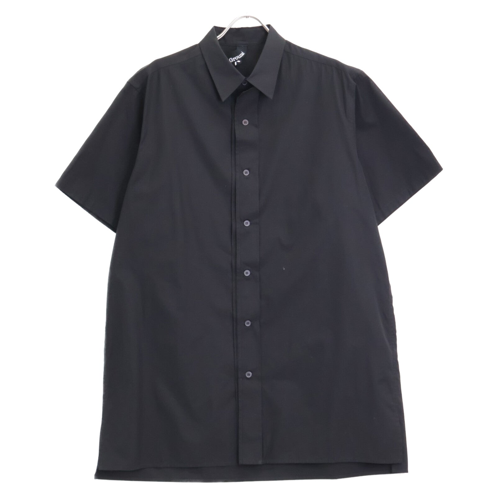 Ground Y 24SS GS-B07-001 Black Short-Sleeved Shirt Top