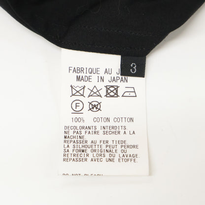 Ground Y 24SS GS-B07-001 Black Short-Sleeved Shirt Top