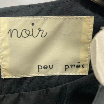 peu pres puupea 黑色×米色 花朵胸针连衣裙 连衣裙
