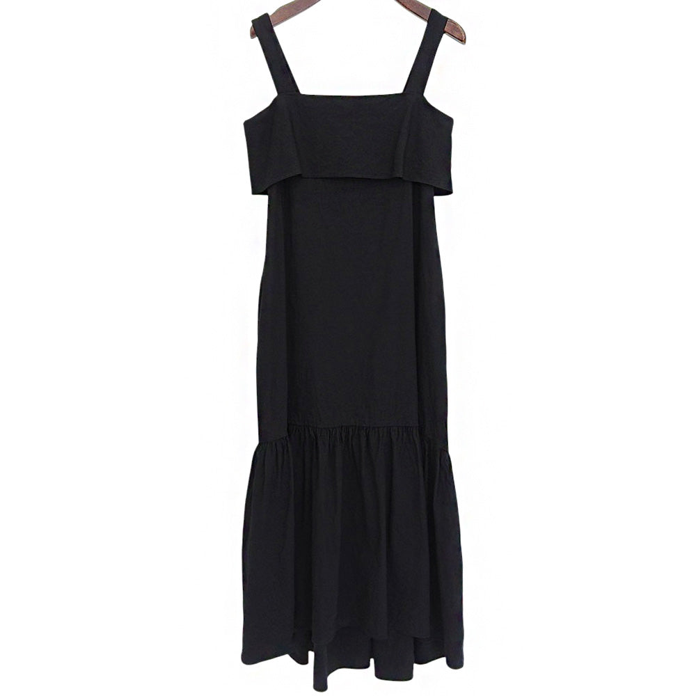 Theory Linen Sleeveless Dress Women's Black S 01-2105203-050-902 Dress S Women's