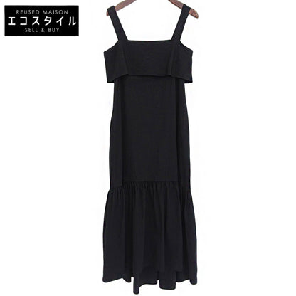 Theory Linen Sleeveless Dress Women's Black S 01-2105203-050-902 Dress S Women's