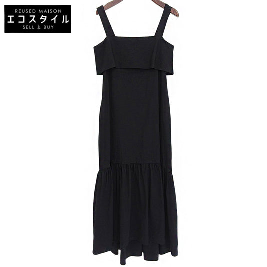 Theory Linen Sleeveless Dress Women's Black S 01-2105203-050-902 Dress S Women's