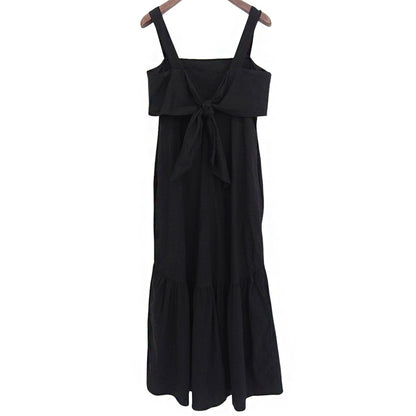Theory Linen Sleeveless Dress Women's Black S 01-2105203-050-902 Dress S Women's
