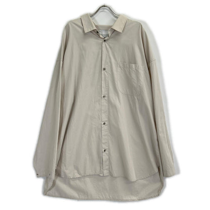 VOAAOV ヴォアーブ グレー ORGANIC COTTON BROAD SHIRT シャツ トップス