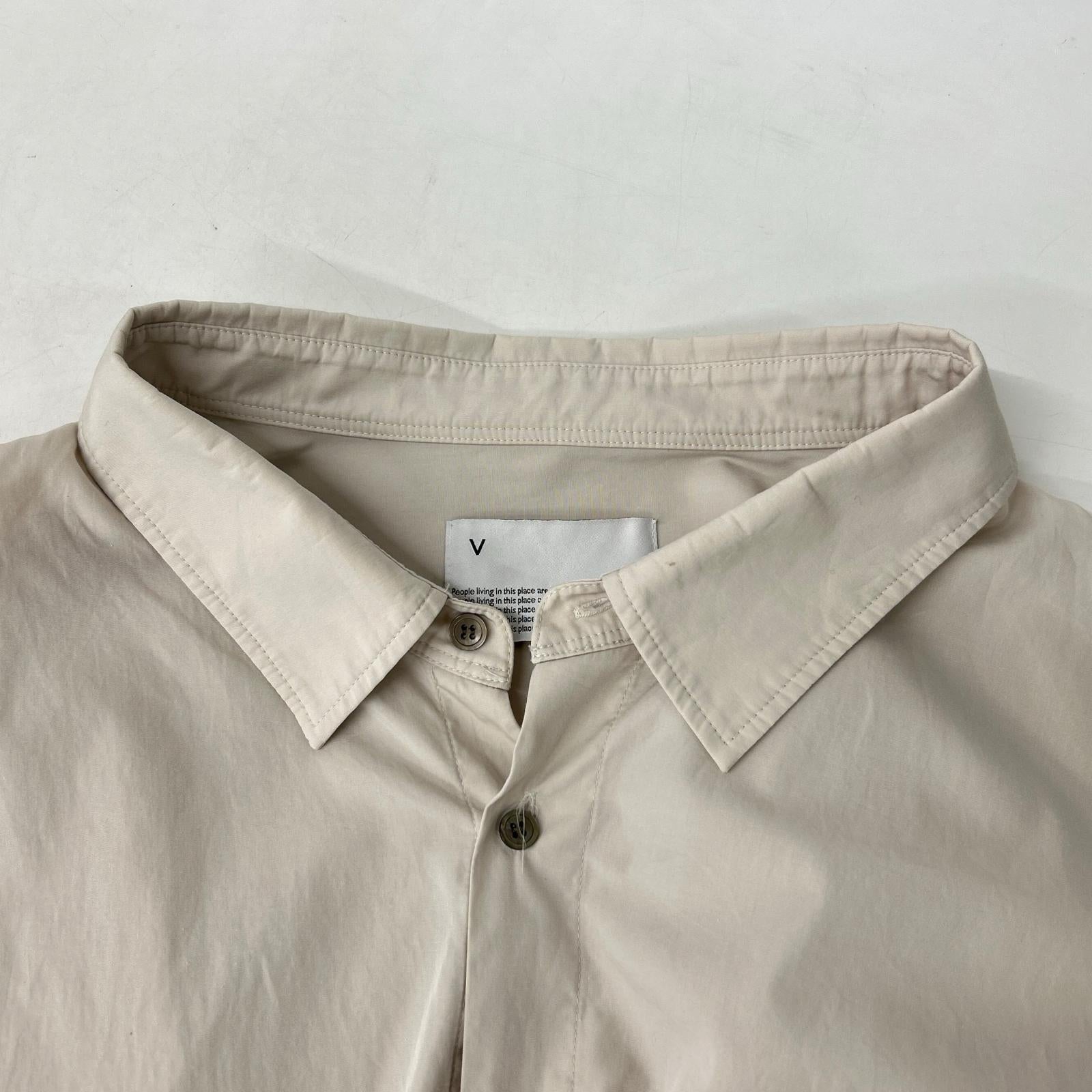 VOAAOV ヴォアーブ グレー ORGANIC COTTON BROAD SHIRT シャツ トップス