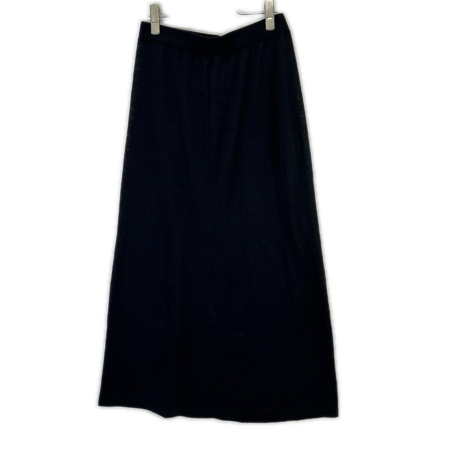 Plage 25SS Black Vintage Satin Skirt