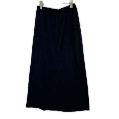 Plage 25SS Black Vintage Satin Skirt