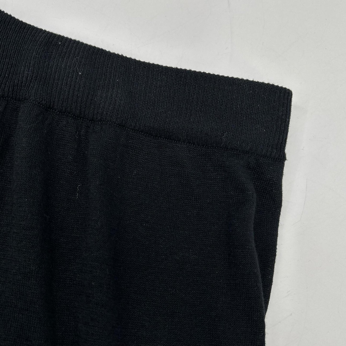 Plage 25SS Black Vintage Satin Skirt