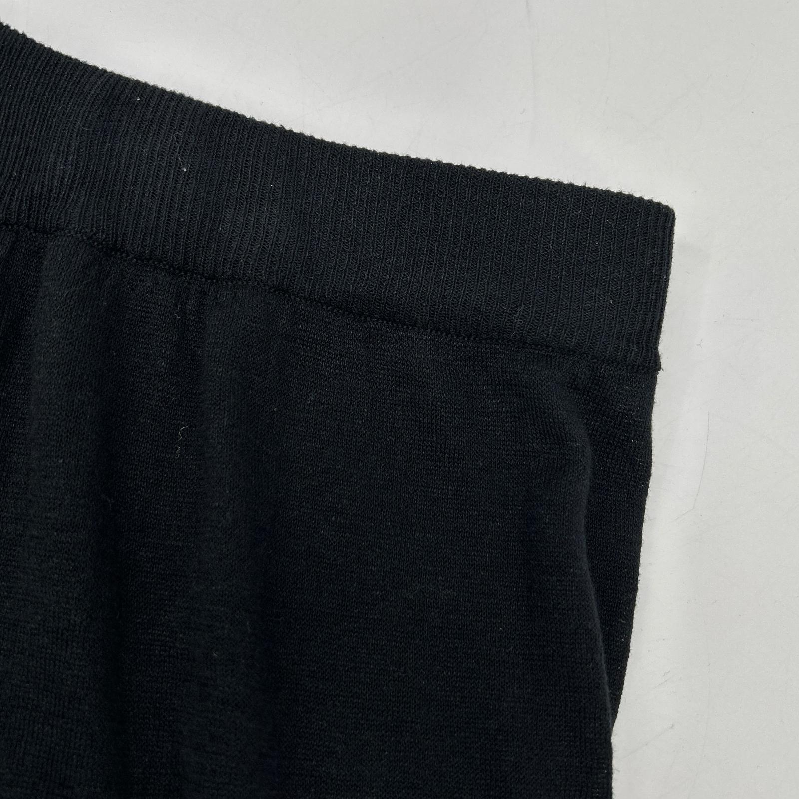 Plage 25SS Black Vintage Satin Skirt