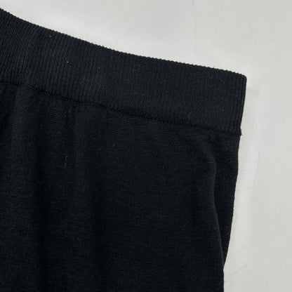 Plage 25SS Black Vintage Satin Skirt