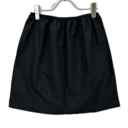 Plage 25SS Black Vintage Satin Skirt