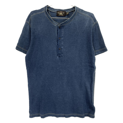 RRL ダブルアールエル インディゴ ヘンリーネック 半袖 カットソー トップス
