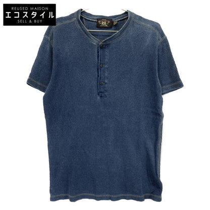 RRL ダブルアールエル インディゴ ヘンリーネック 半袖 カットソー トップス