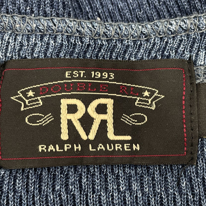 RRL ダブルアールエル インディゴ ヘンリーネック 半袖 カットソー トップス