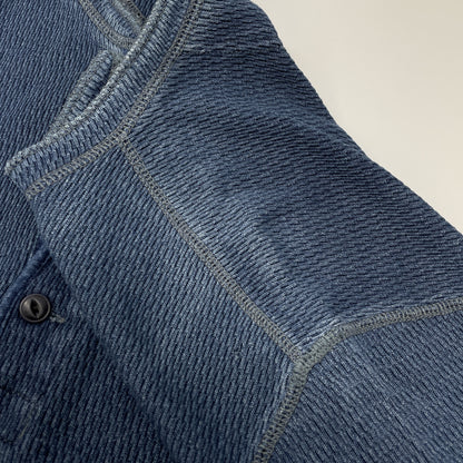 RRL ダブルアールエル インディゴ ヘンリーネック 半袖 カットソー トップス