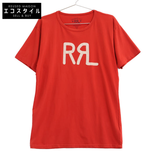 RRL 双R标 红色徽标纯棉短袖T恤 上衣