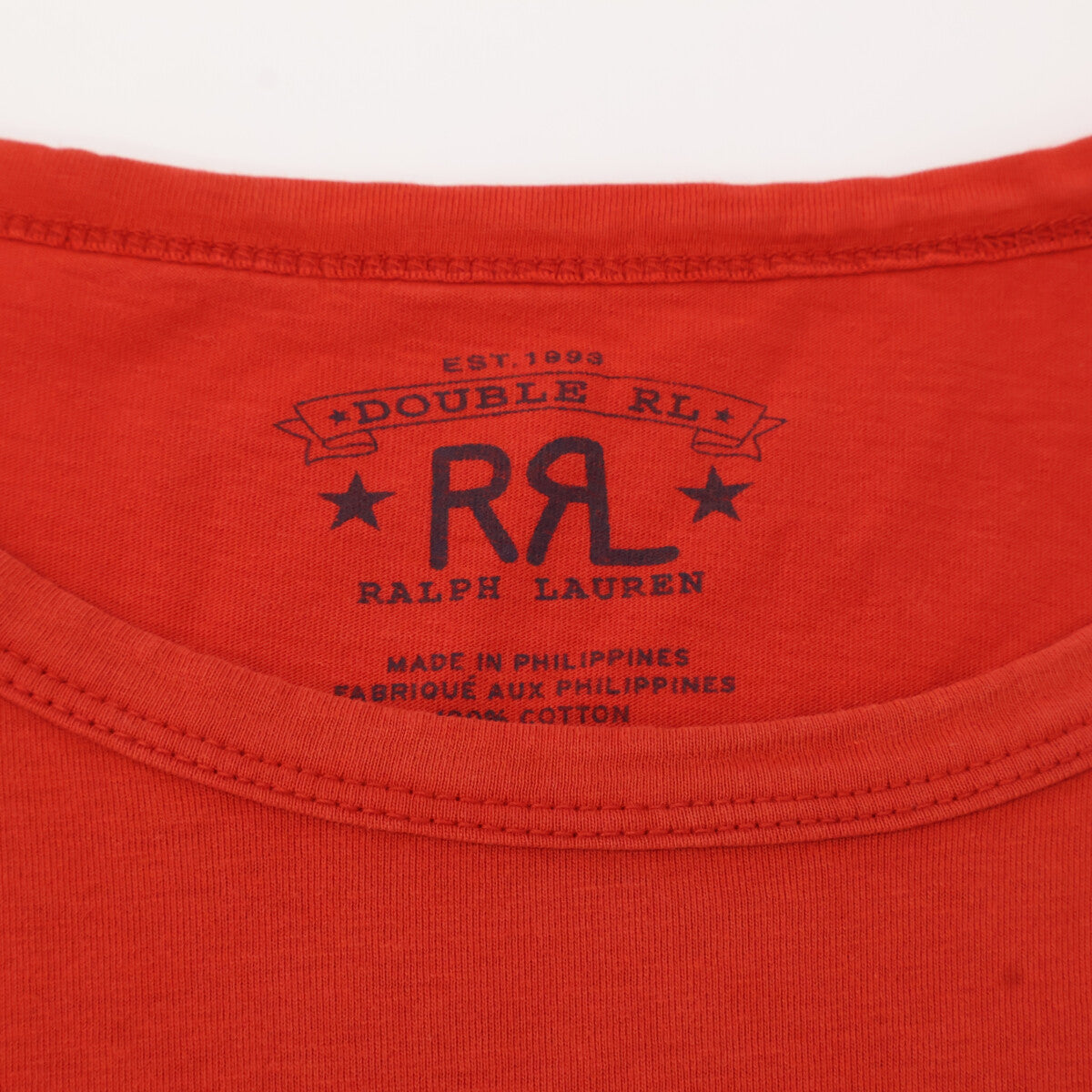 RRL Double RL Red Logo Cotton Short-Sleeve T-shirt Top