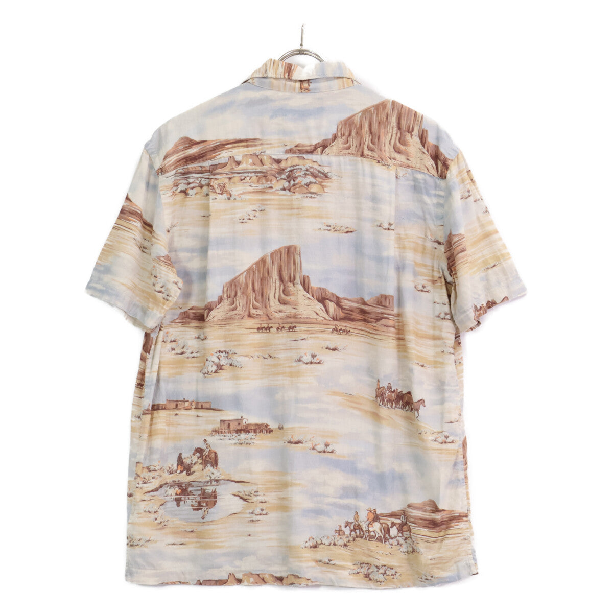 RRL ダブルアールエル コットン SCNIC PRINT LINEN BLEND SHIRTS トップス