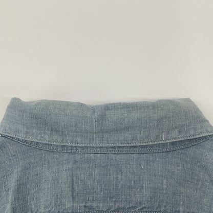 RRL Ralph Lauren 淡蓝色短袖衬衫上衣