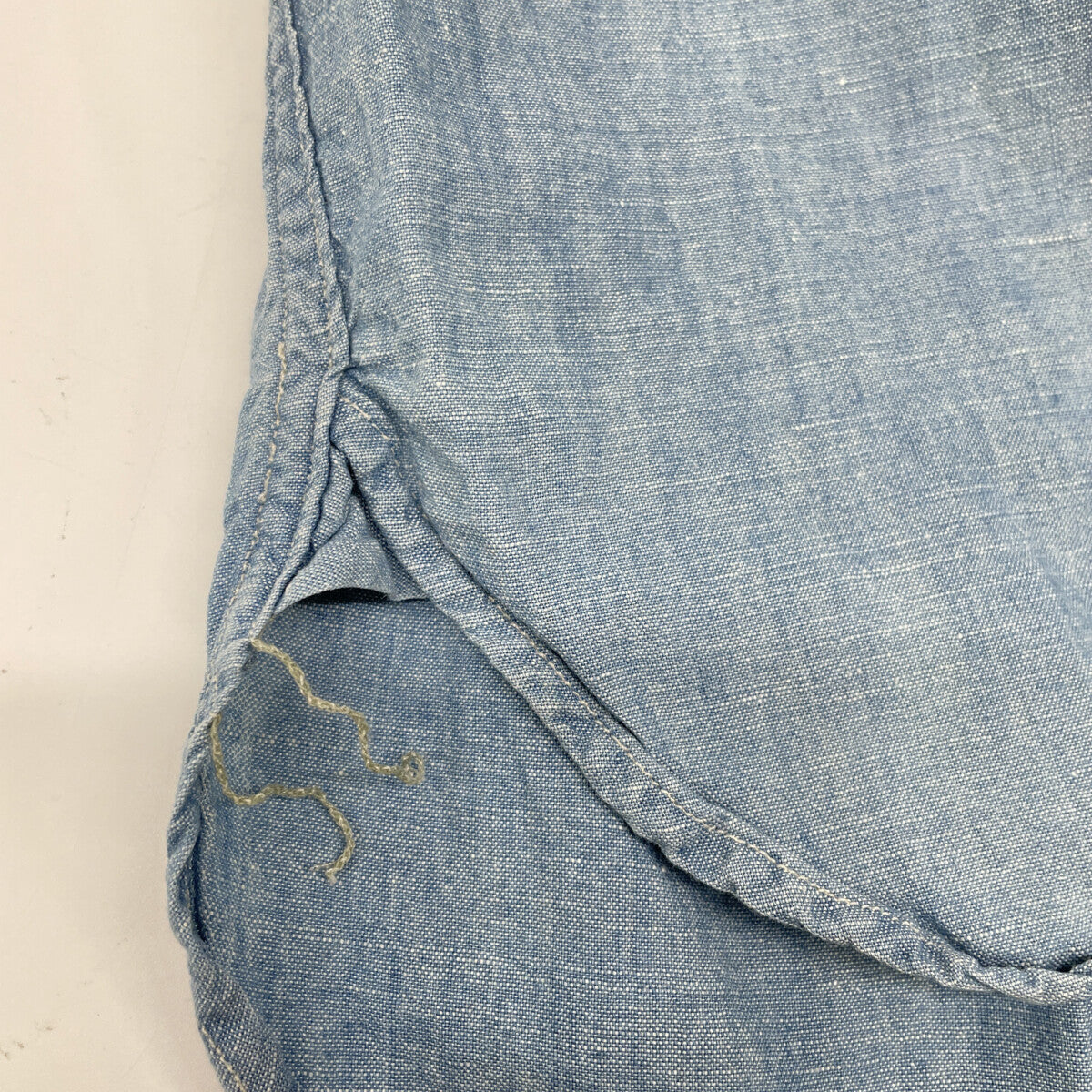RRL Ralph Lauren 淡蓝色短袖衬衫上衣