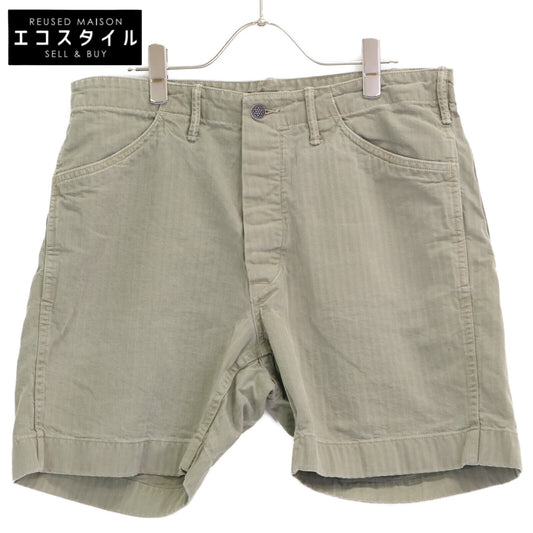 RRL Double RL Khaki Herringbone Utility Shorts Bottoms