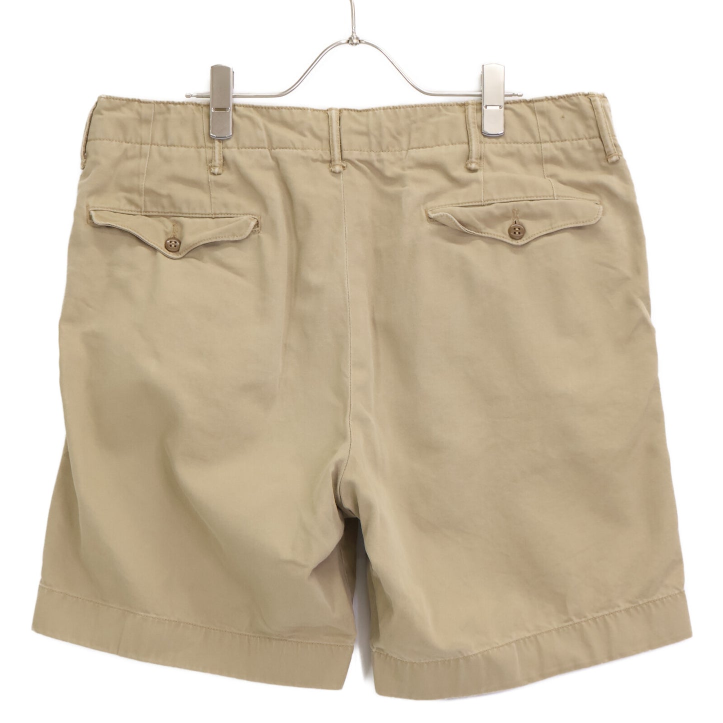 RRL Double RL Beige Cotton Shorts Bottoms 34 Men's