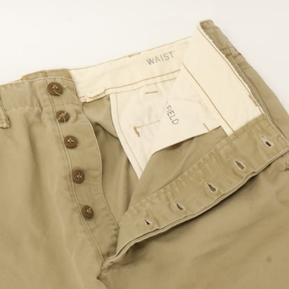 RRL Double RL Beige Cotton Shorts Bottoms 34 Men's