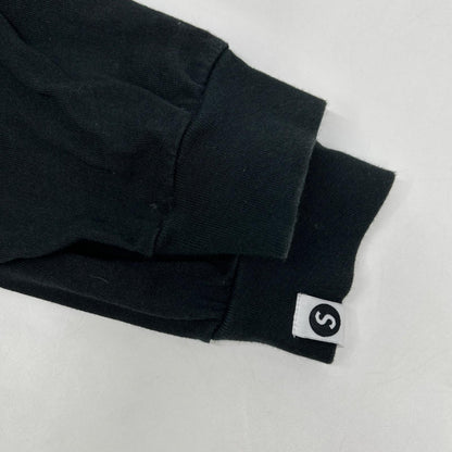 24AW ﾌﾞﾗｯｸ×ﾌﾞﾙｰ OVAL LOGO L/S Tee トップス L メンズ
