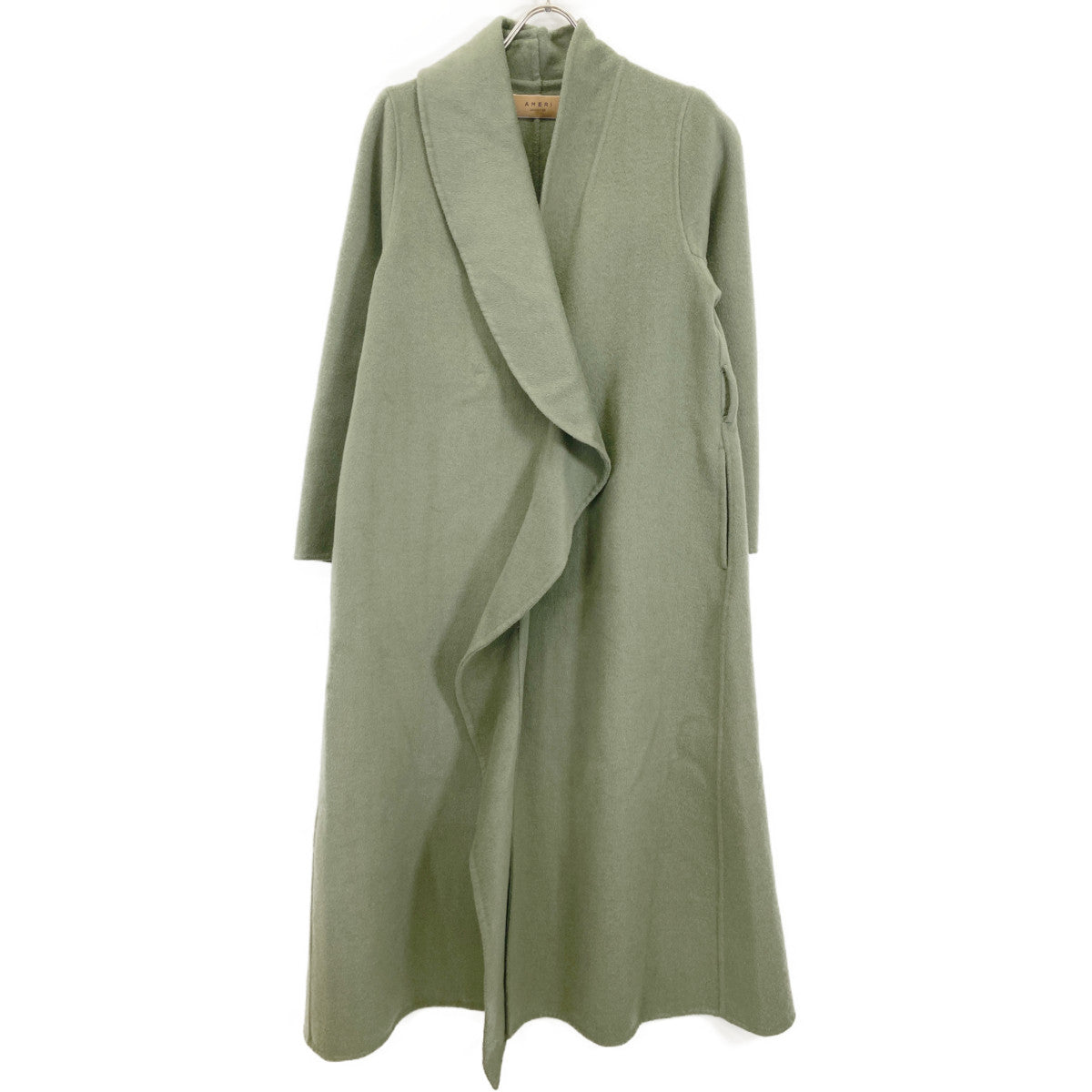 AMERI AMERI VINTAGE 绿色 UNDRESSED FRILL COLLAR COAT 大衣 S 女士