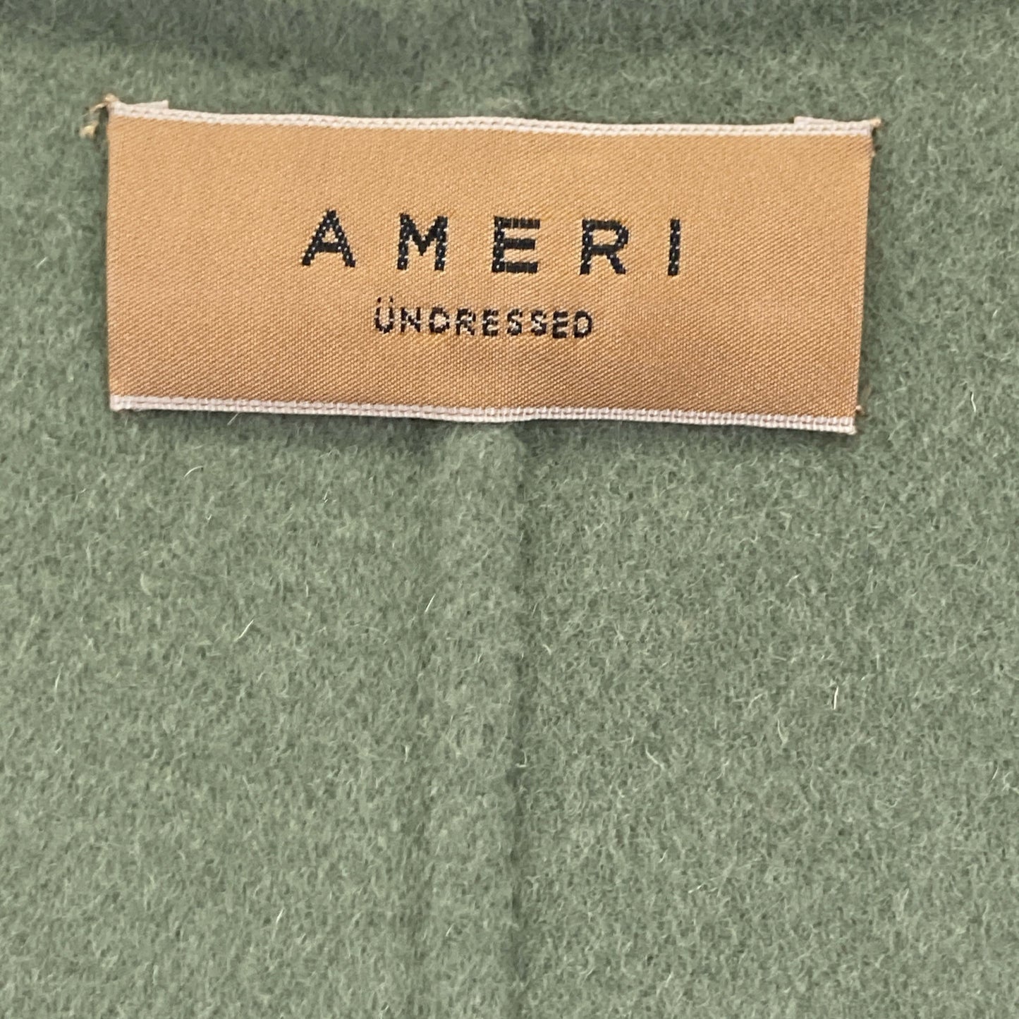 AMERI AMERI VINTAGE 绿色 UNDRESSED FRILL COLLAR COAT 大衣 S 女士