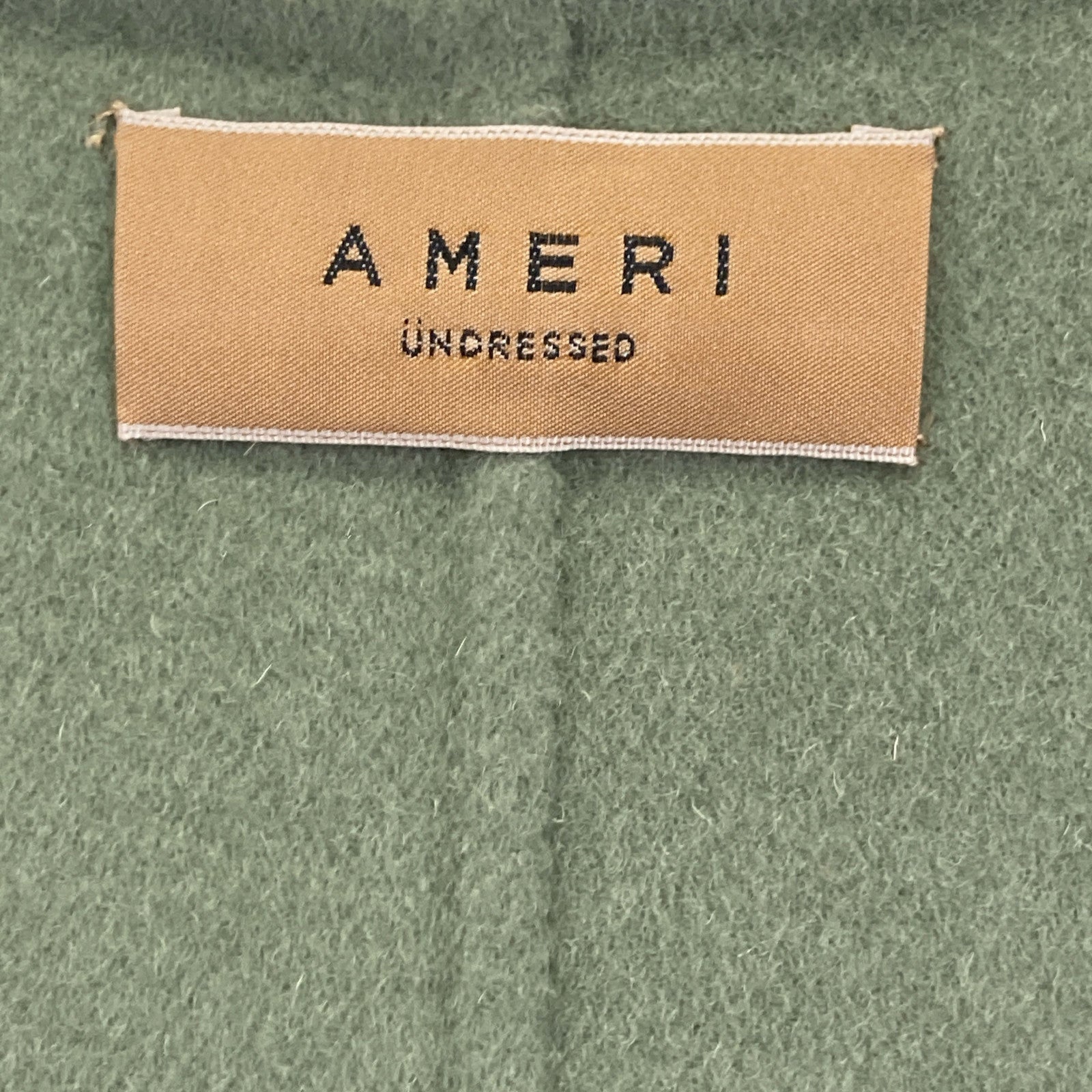 AMERI AMERI VINTAGE 绿色 UNDRESSED FRILL COLLAR COAT 大衣 S 女士