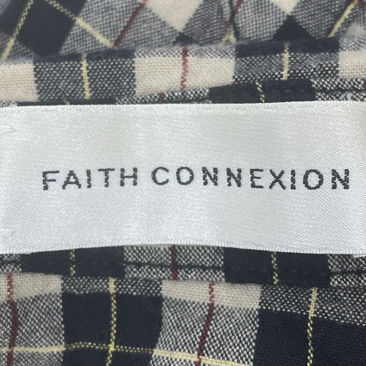 Faith Connexion X1820TSB227 Beige Cotton Check Shirt Tops S Men's