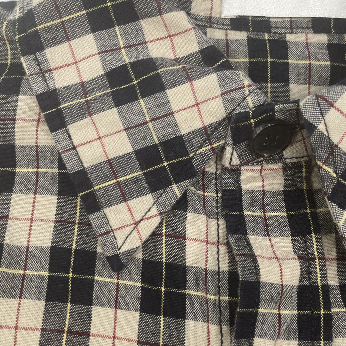 Faith Connexion X1820TSB227 Beige Cotton Check Shirt Tops S Men's
